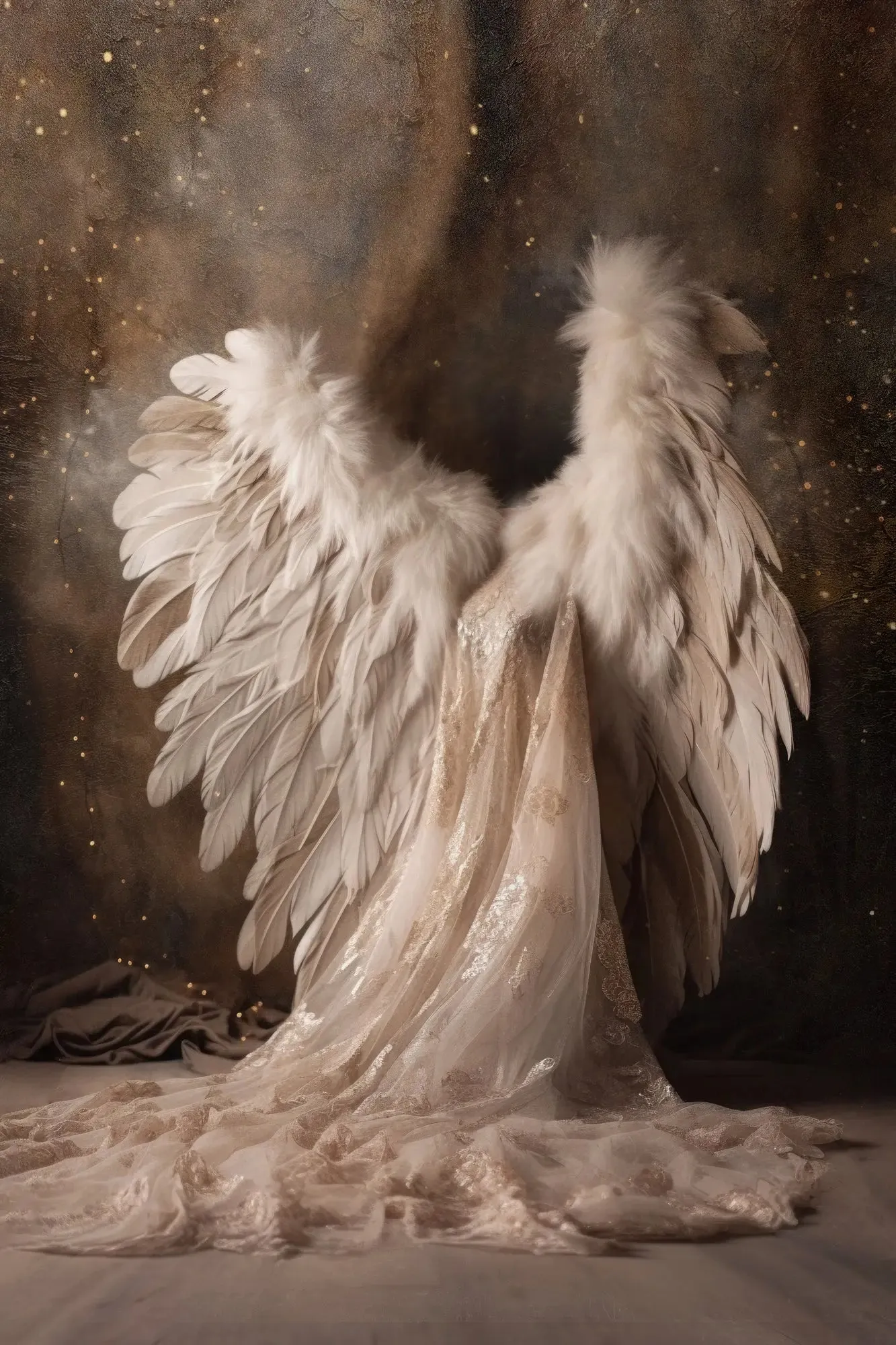 Angel Wings "Chic" Digital Background