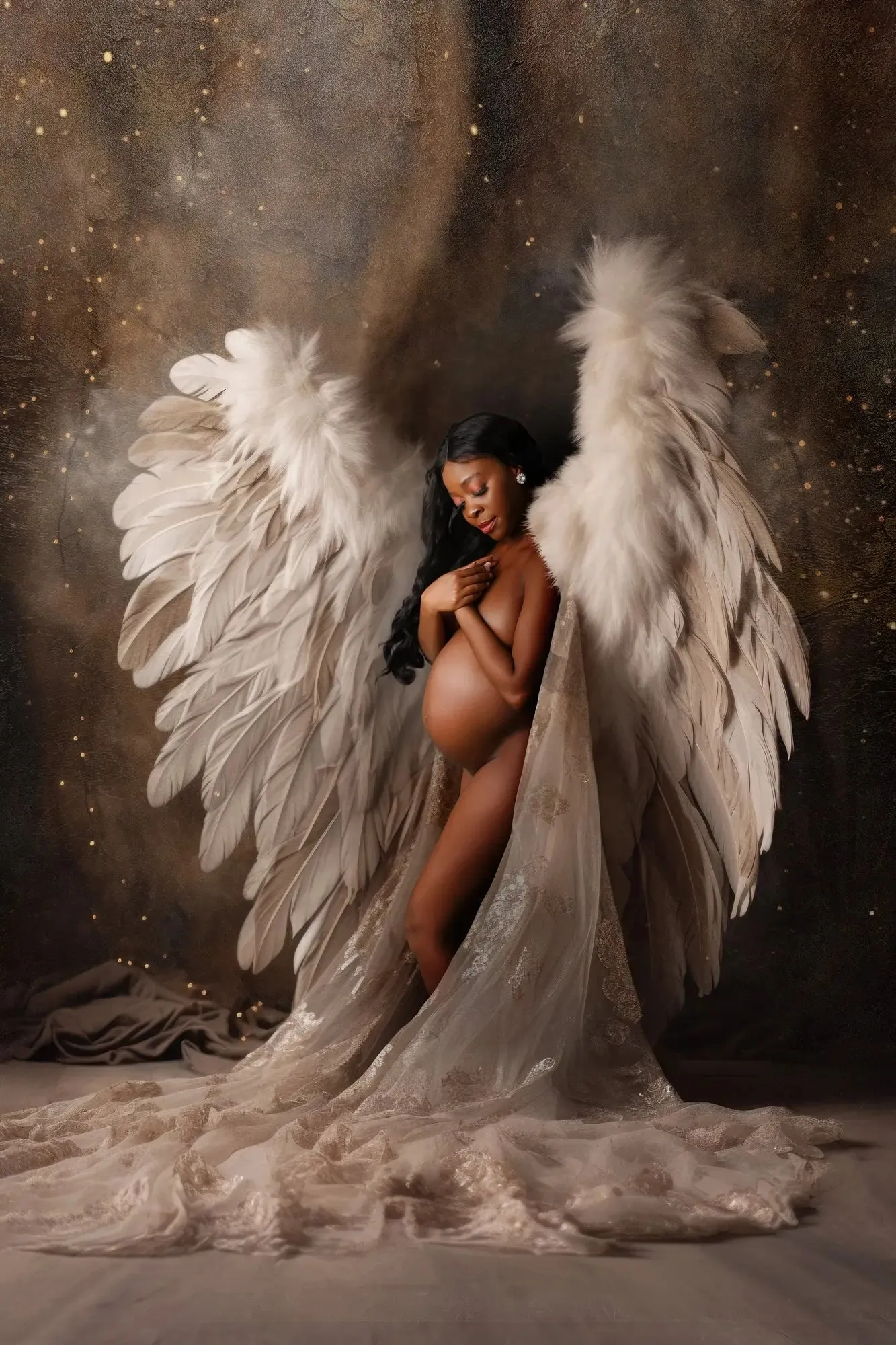 Angel Wings "Chic" Digital Background