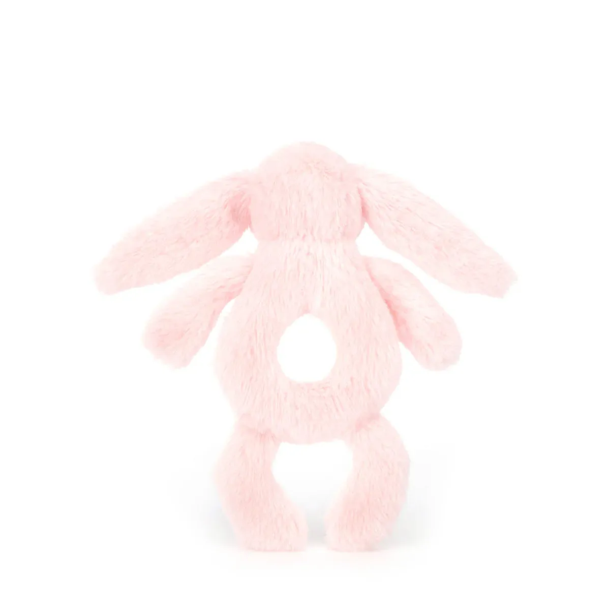 Bashful Pink Bunny Ring Rattle
