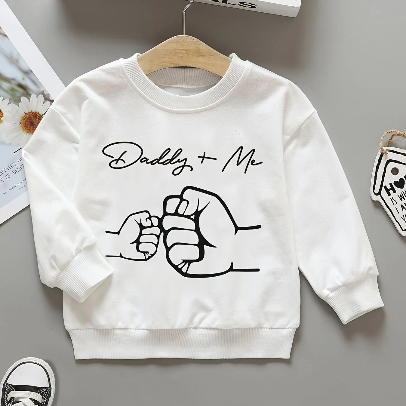 Boys' Creative Print Pullover Sweatshirt