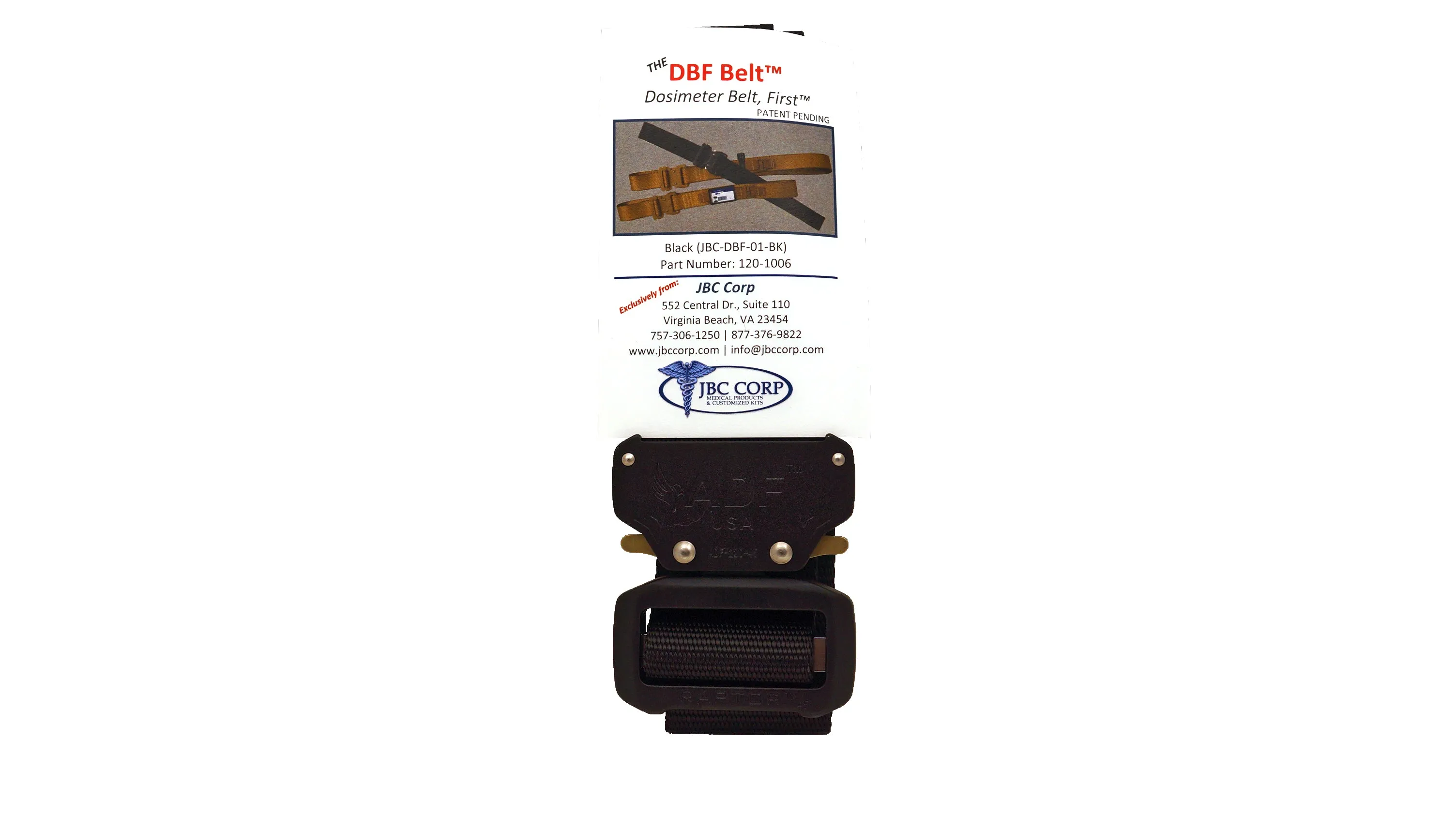 DBF Dosimeter Belt