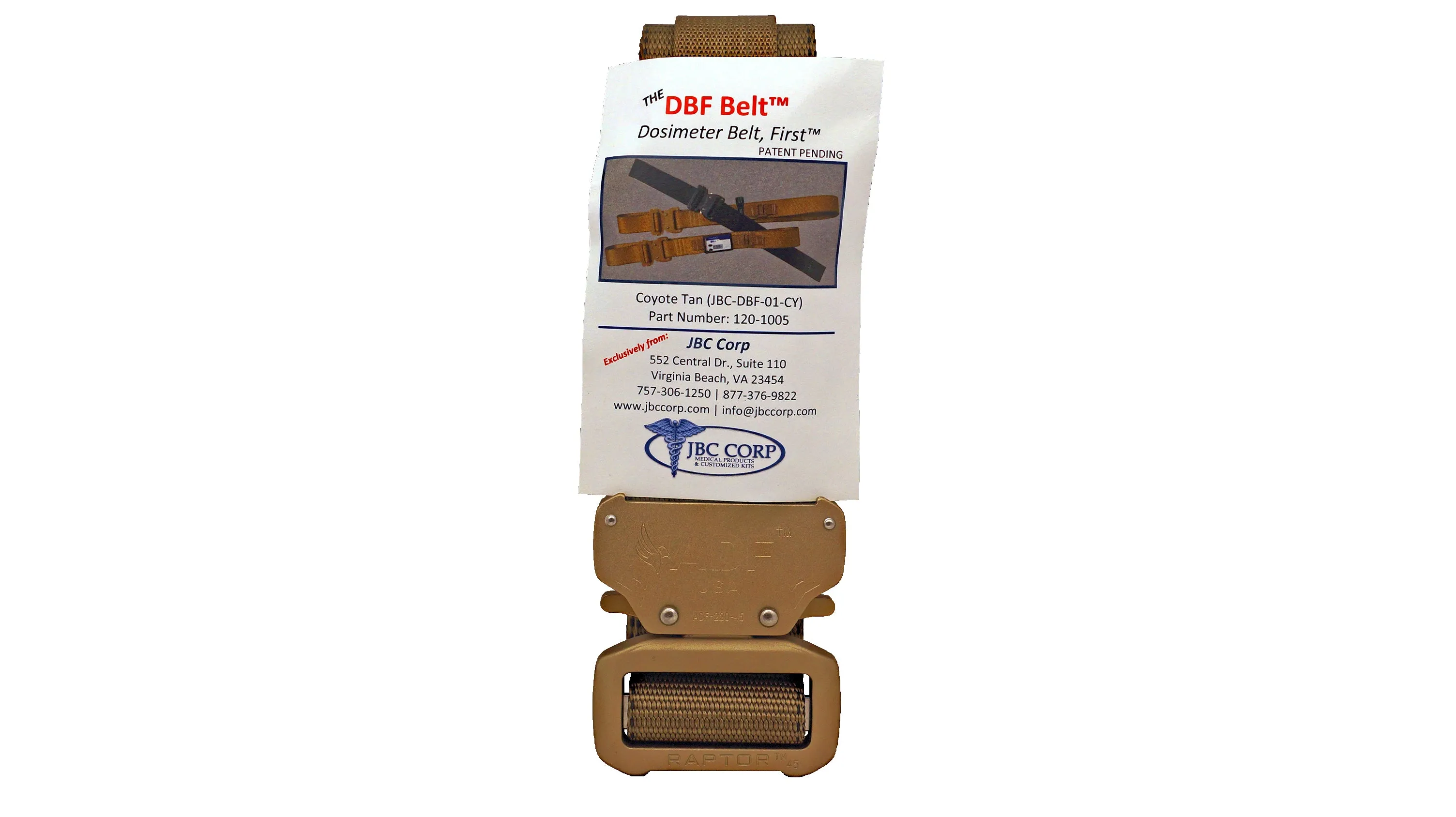 DBF Dosimeter Belt