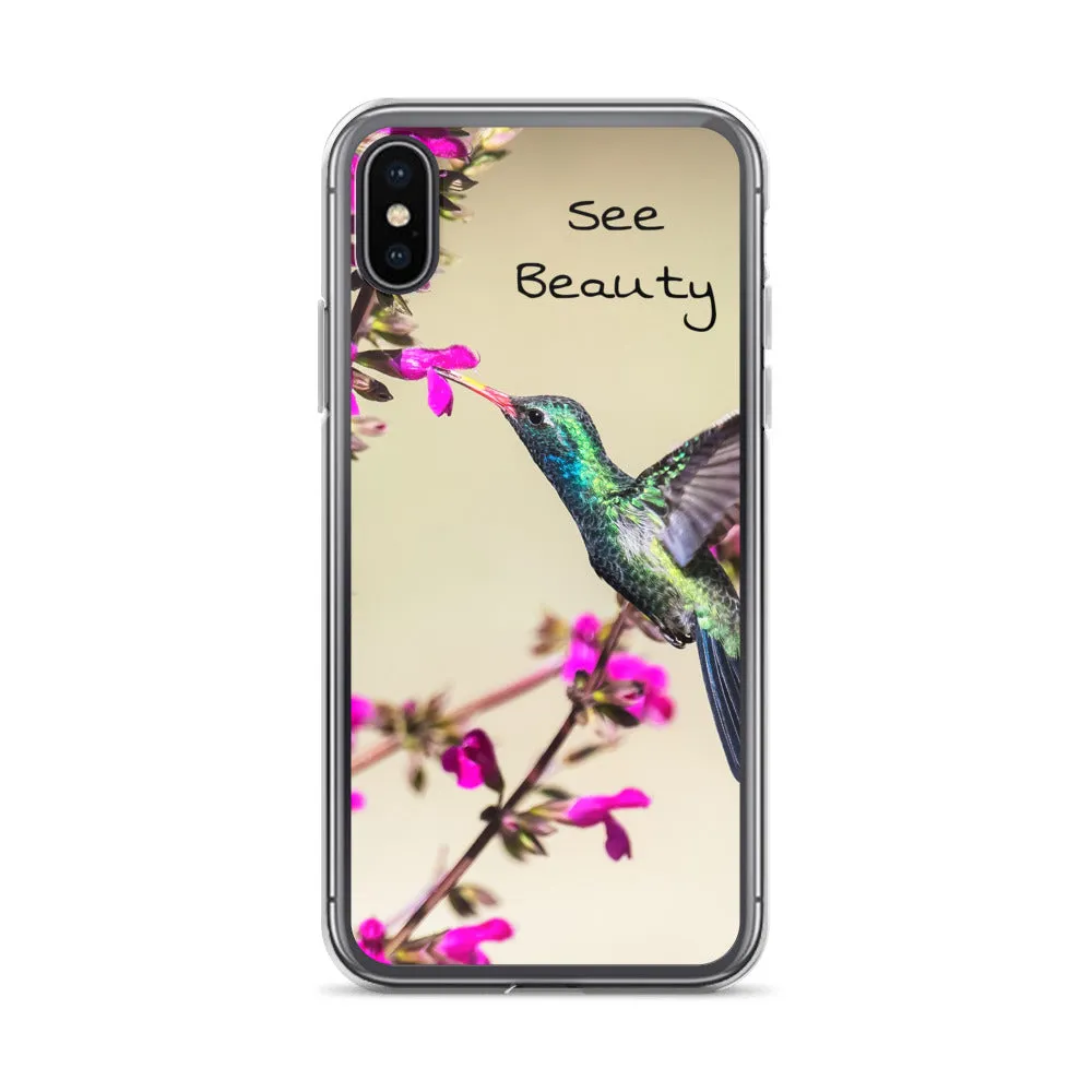 iPhone Case with Hummingbird