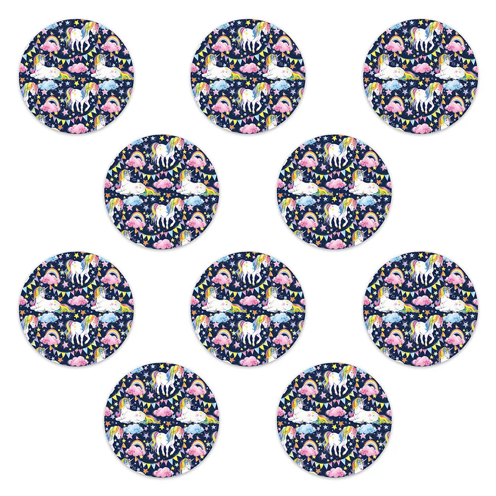 Medtronic Rainbow Unicorn Design Patches