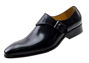 Men's Dress Formal Single Buckle Monk Strap Loafers