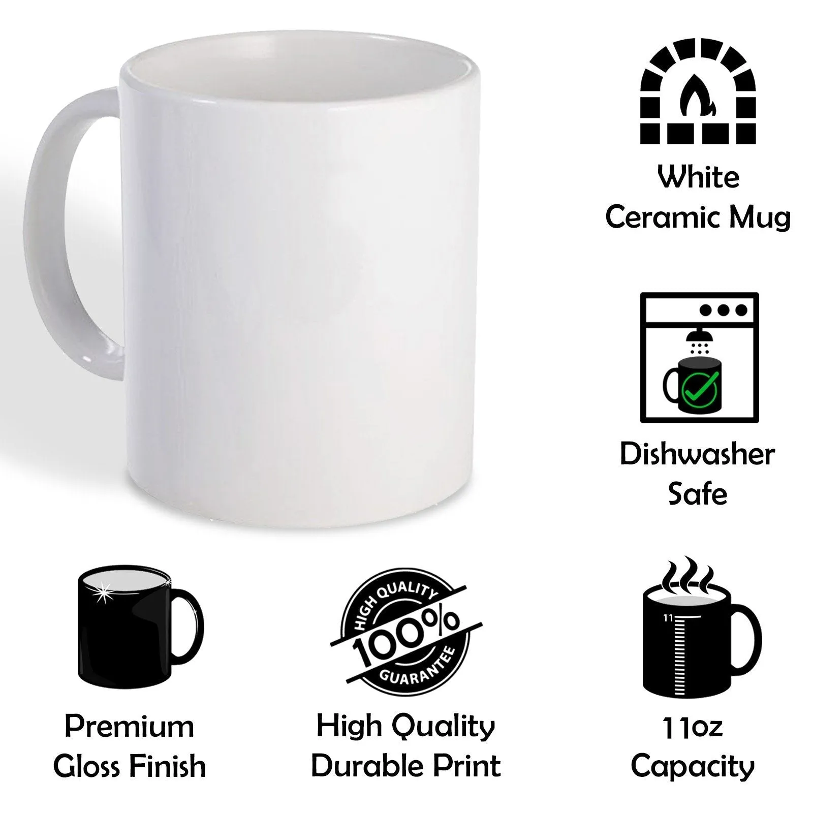 Personalised Mug with Stylish Text and Pink Flower Goat