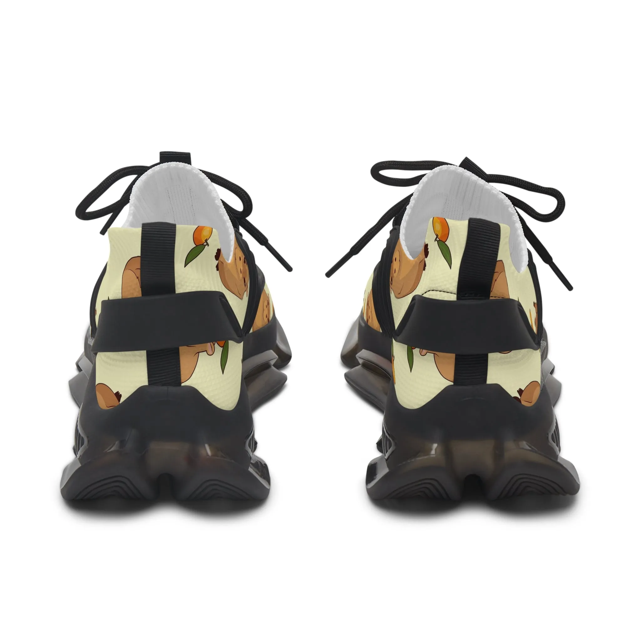 Playful Women's Mesh Sneakers with Cute Animal Prints