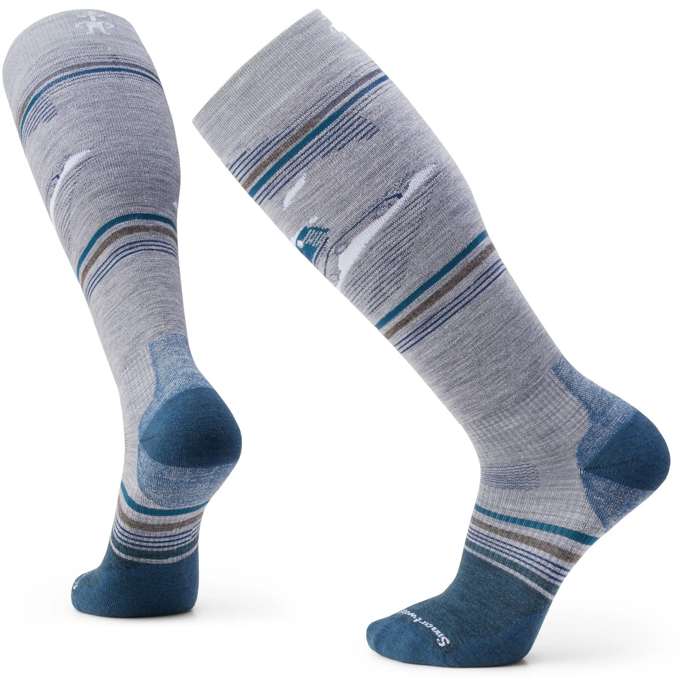 Smartwool Snowboard Targeted Cushion Piste Machine Over-The-Calf Socks