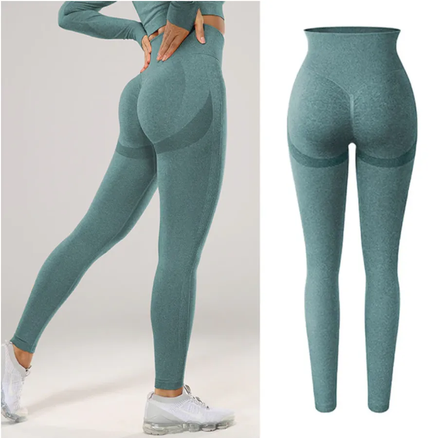 Soft Shade Leggings - Green-Light-Style 1