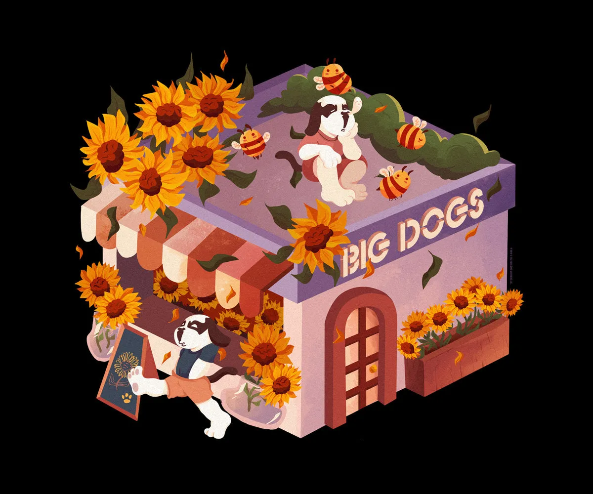 Sunflowers Flower Shop T-shirt