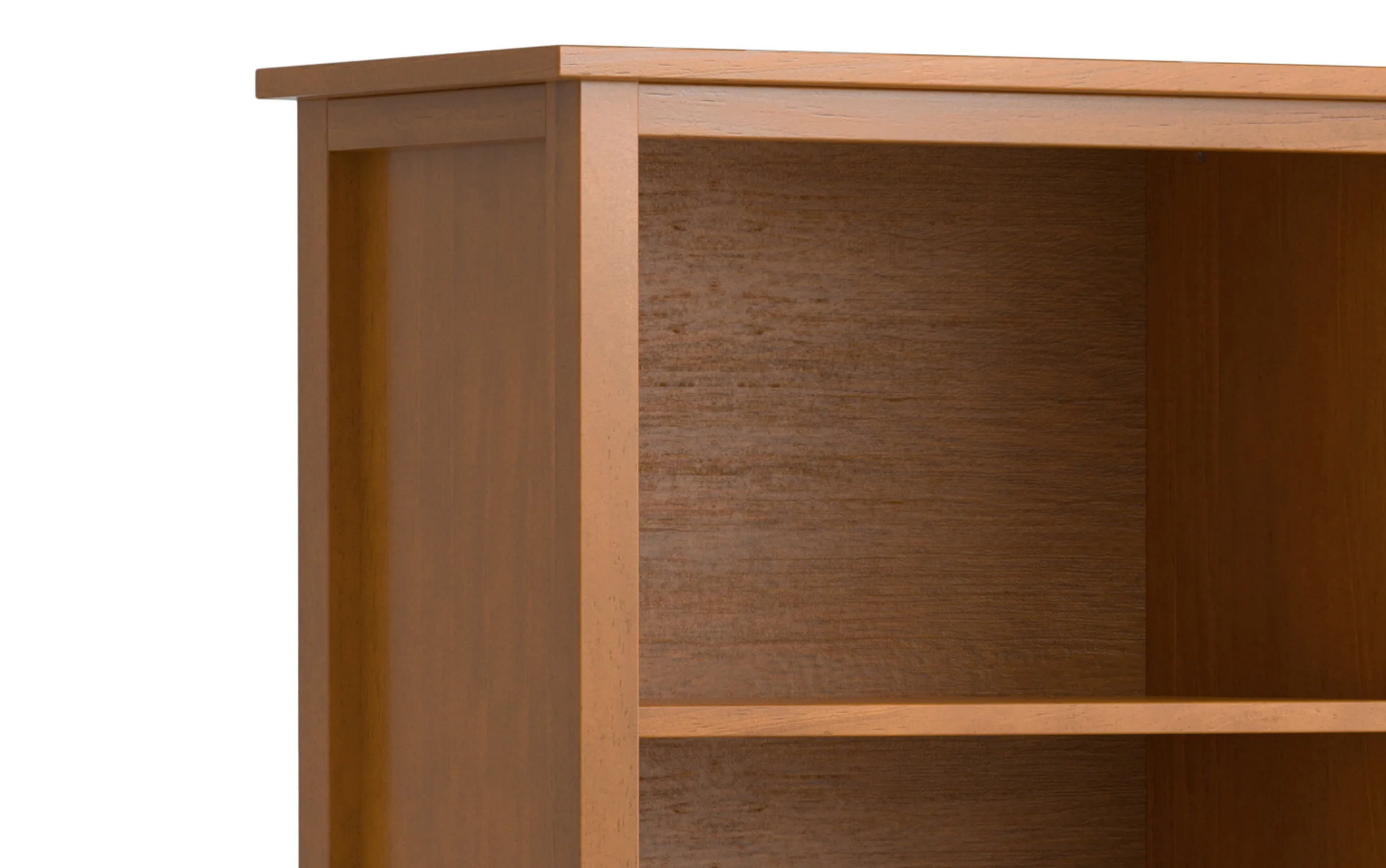 Warm Shaker 5 Shelf Bookcase