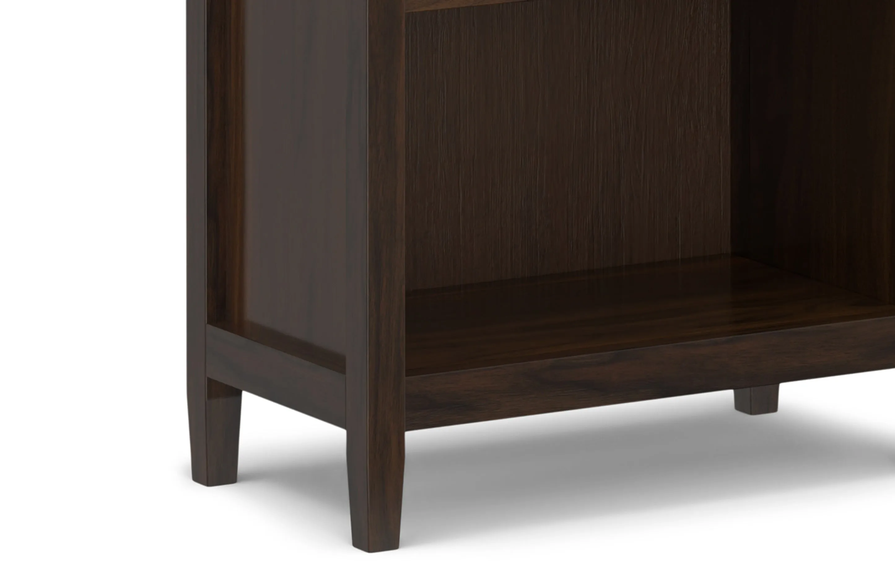Warm Shaker 5 Shelf Bookcase